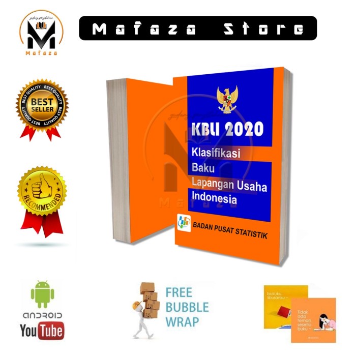 Jual BUKU KBLI 2020 NEW KLASIFIKASI BAKU LAPANGAN USAHA INDONESIA -mz ...