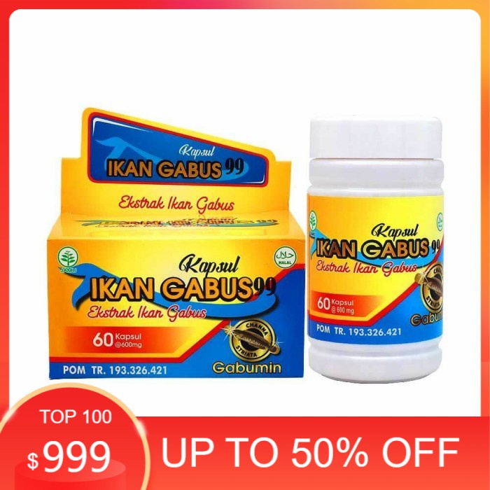 Ikan Gabus Gabumin 60 kapsul