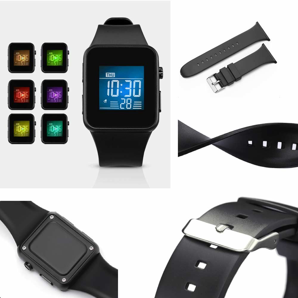 LED Watch Water Resistant - Jam Tangan Digital Pria &amp; Wanita Strap Rubber LED_8042 ( Group )