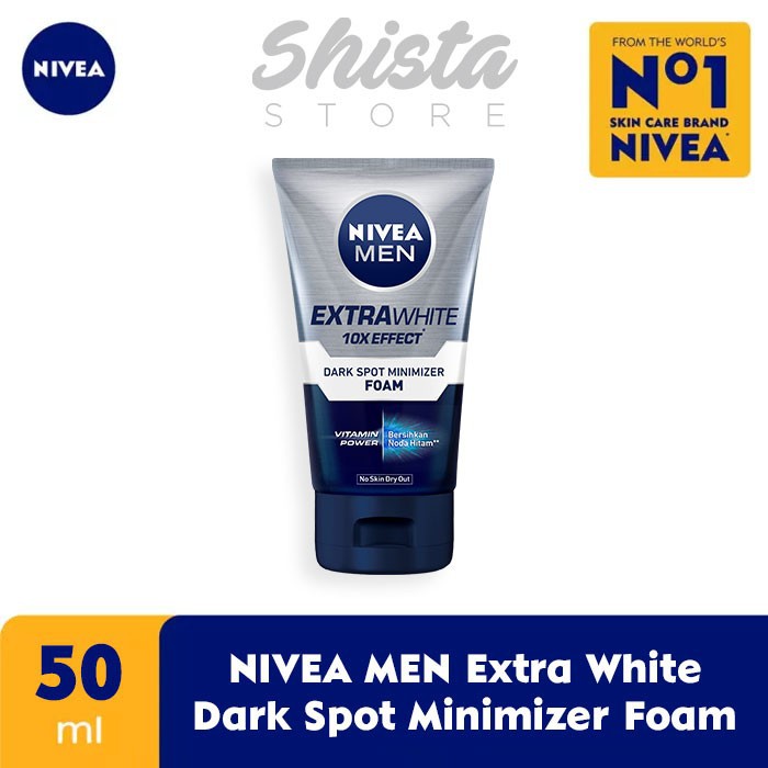 NIVEA Men EXTRA WHITE 10x Effect Dark Spot Minimizer Foam - 50ML