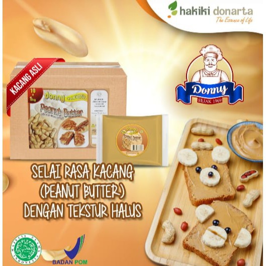 

Donny peanut butter selai kacang olesan roti 1 KILOGRAM