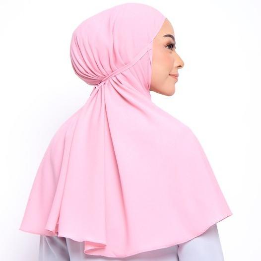 Muraaaahh.. ZM Zaskia Mecca - Izy Dusty Pink Hijab Kerudung Bergo