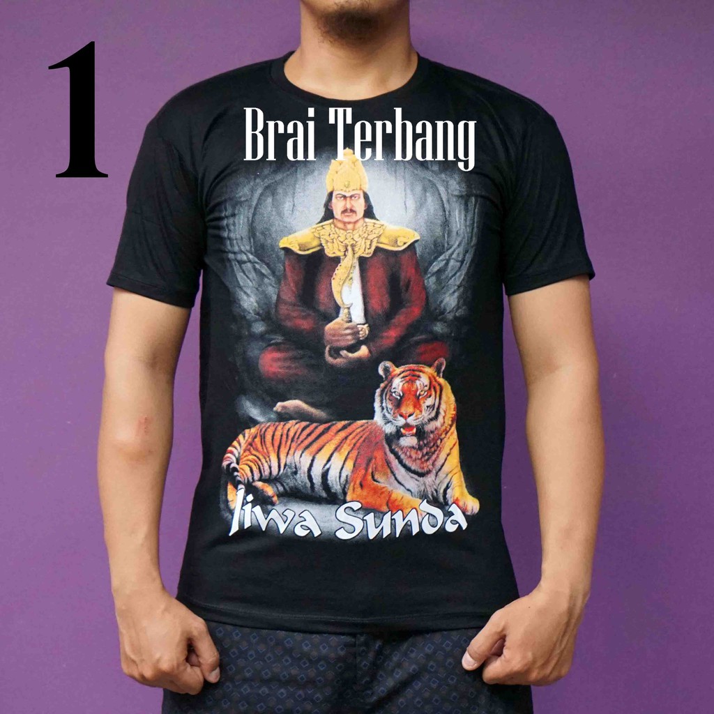 Kaos spandek macan kujang sunda pajajaran siliwangi maung