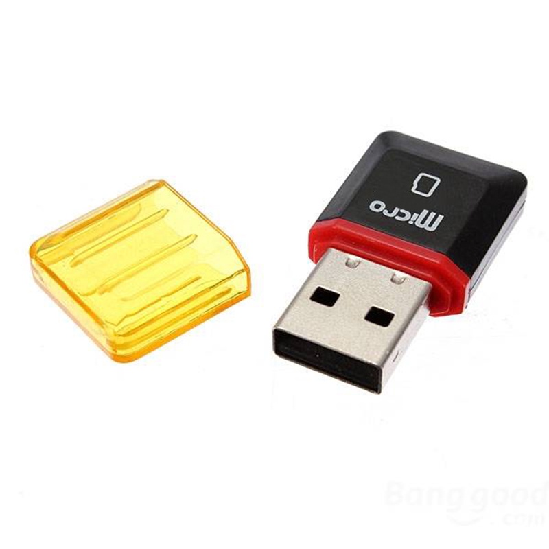 Mini USB 2.0 Card Reader for Micro SD Card TF Card Adapter Plug