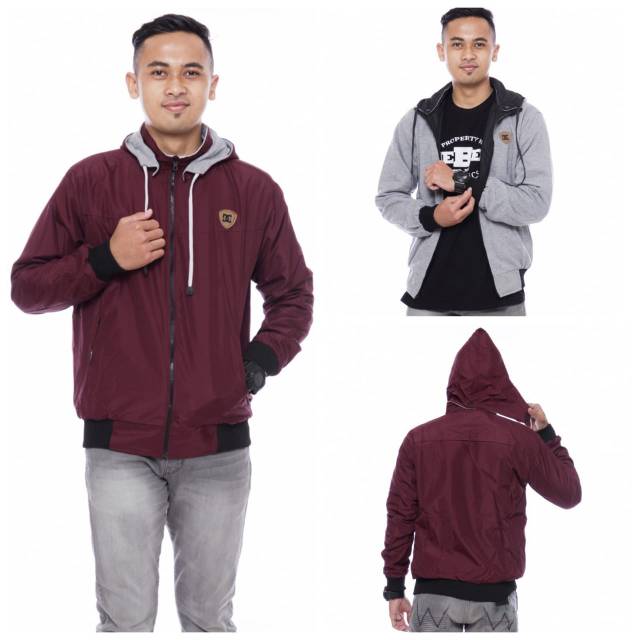 Jaket DC bulak balik Jaket pria