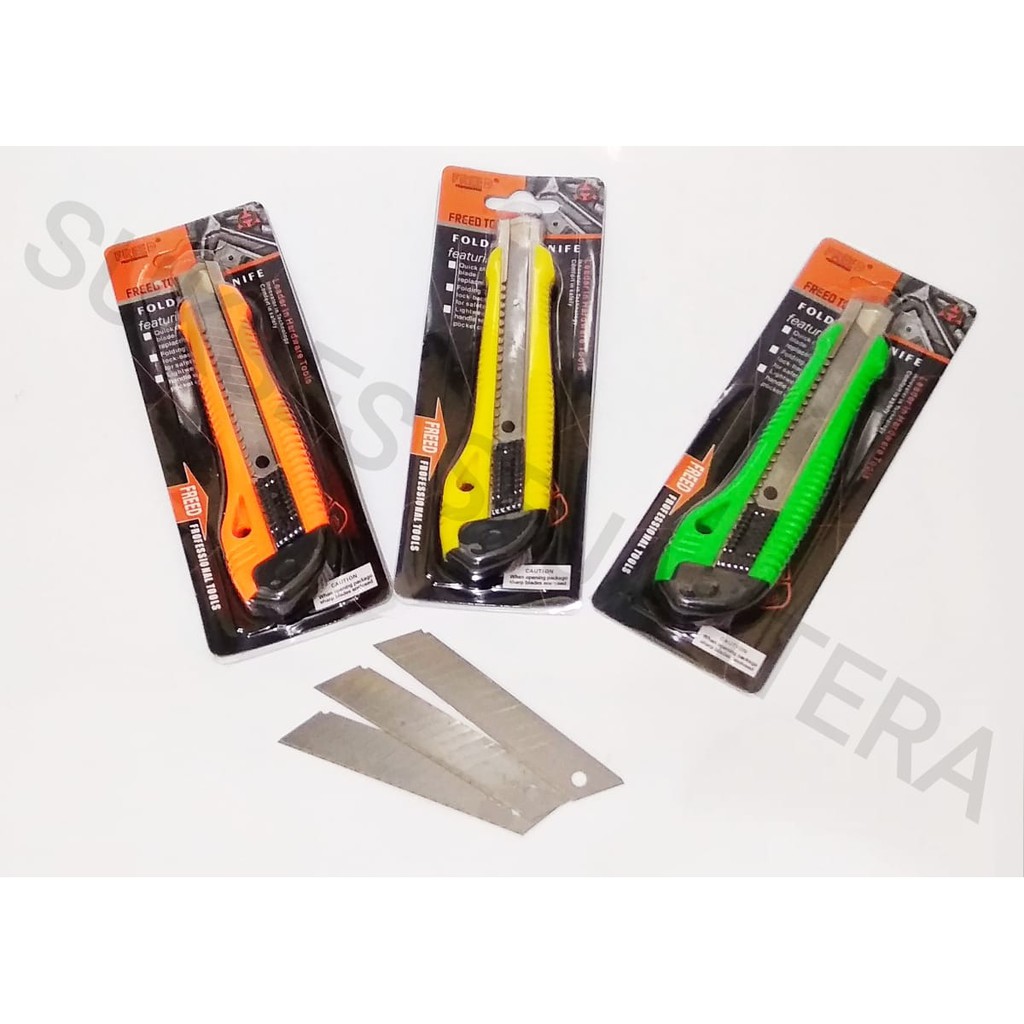 

PISAU CUTTER FREED ISI 3 PCS