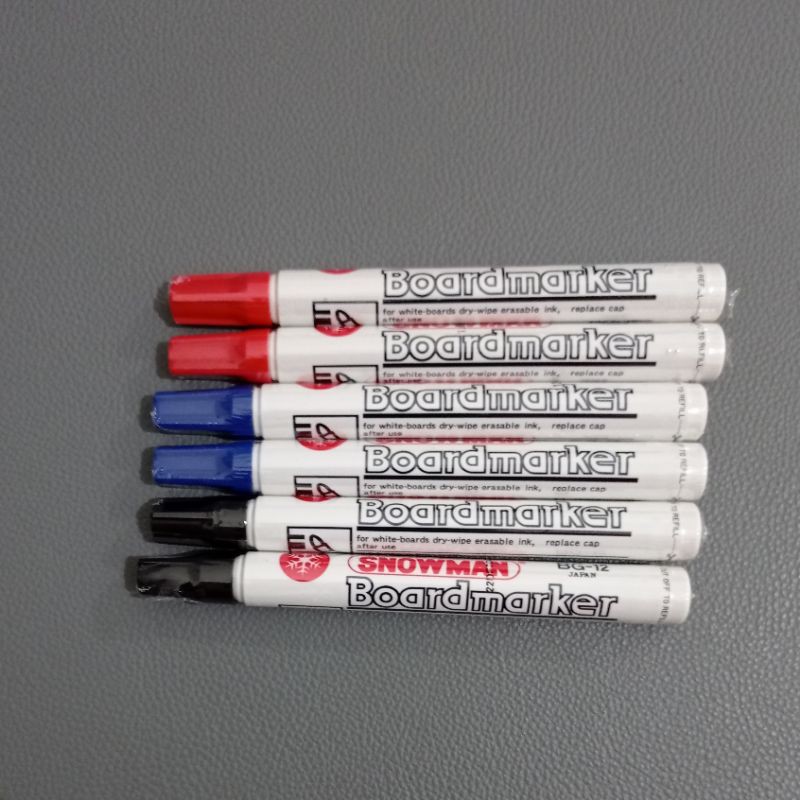 

Spidol Snowman whiteboard / White Board Marker BG-12 [ecer]