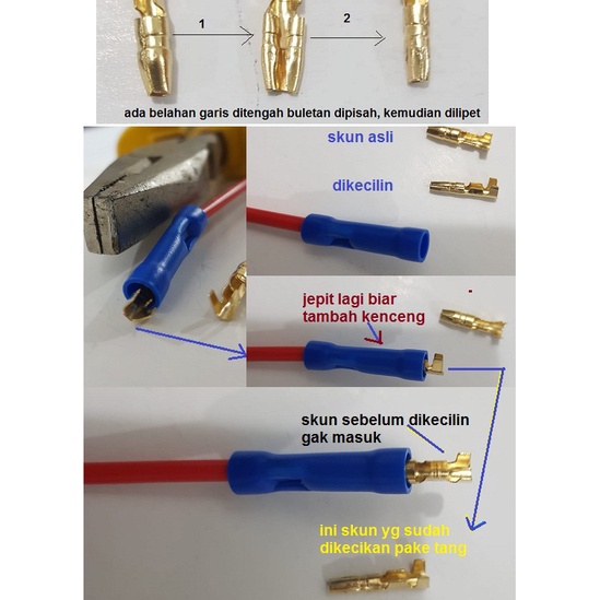 Soket Piggy Back Blade Fuse Tap Add A Circuit Sekring Jumper import Bonus Sekring 4 item