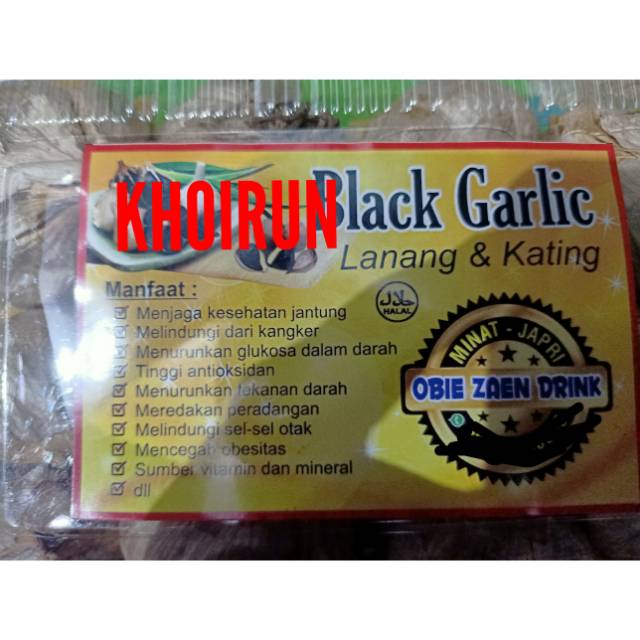 

Bawang Black Garlik Kating 300gram - Baru