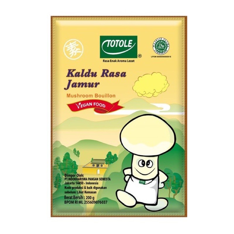 TOTOLE - KALDU JAMUR HALAL 200 GR (PENYEDAP RASA)