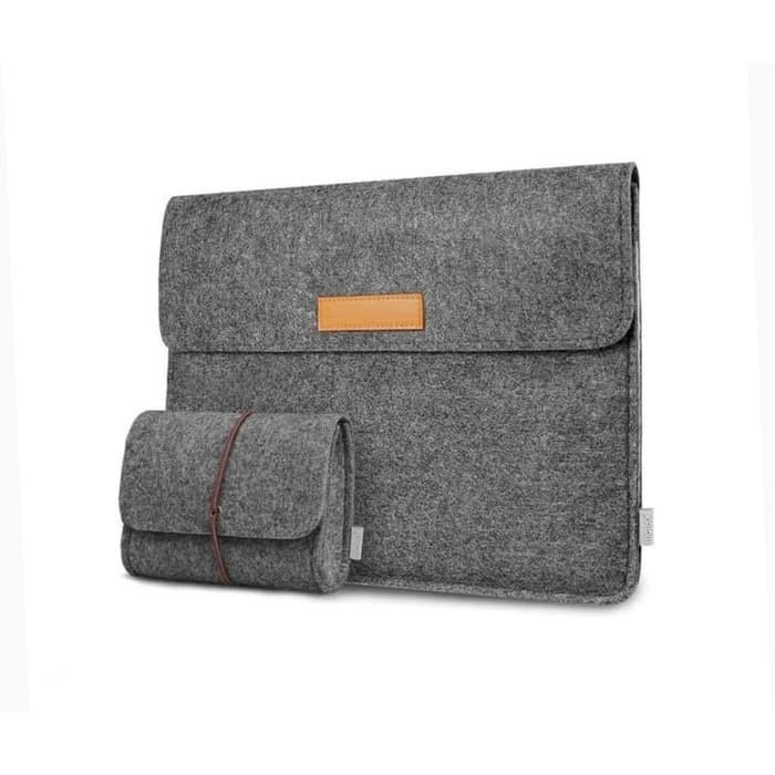 Tas Laptop Inateck Sarung Softcase Sleeve Wool Felt Belt 13 inch