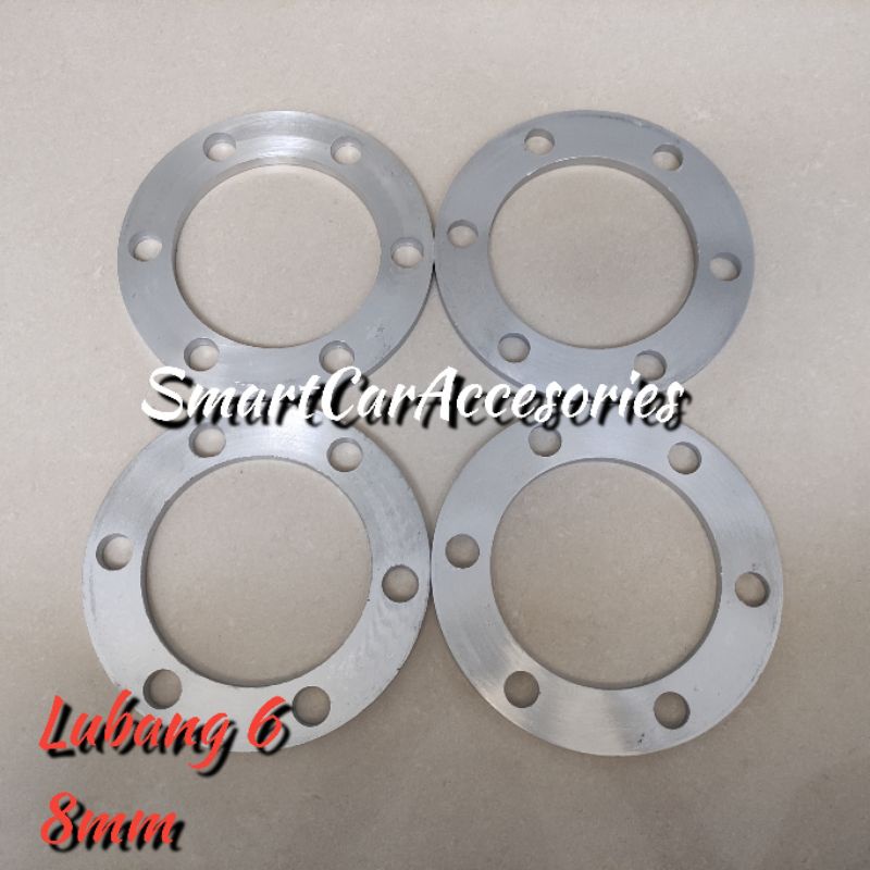 4pcs Adaptor Spacer Spicer Specer Roda Velg Mobil 6 Lubang Hartop 2F Hilux Fortuner Pajero L200 Ford
