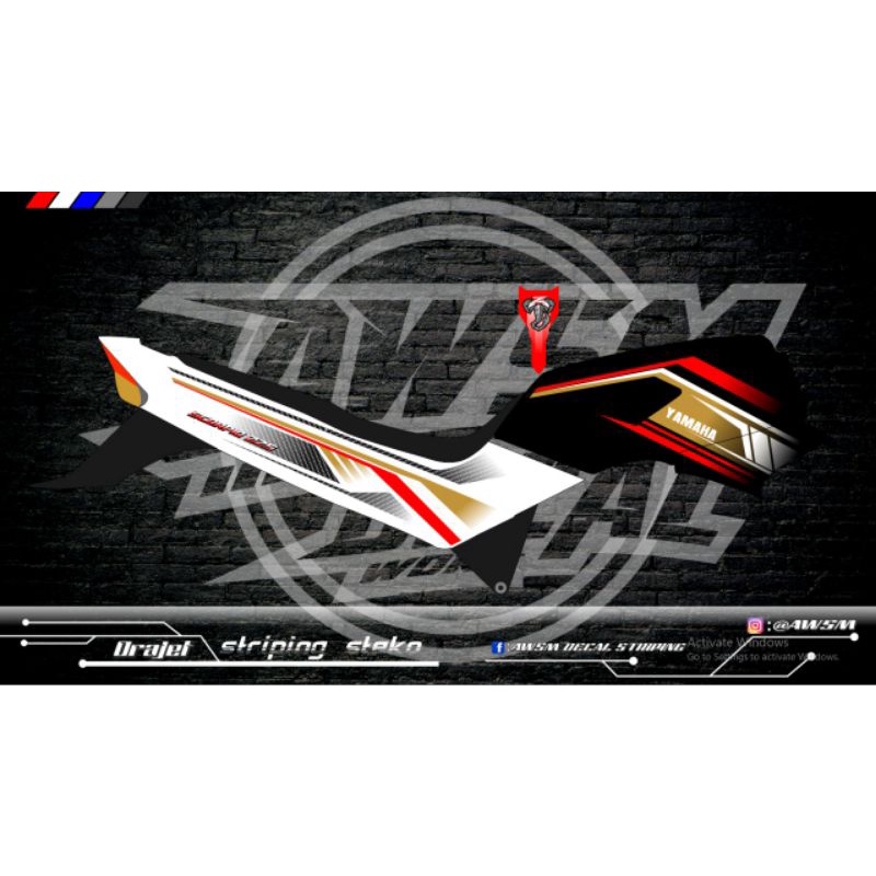striping scorpio tangki kotak custom terbaru