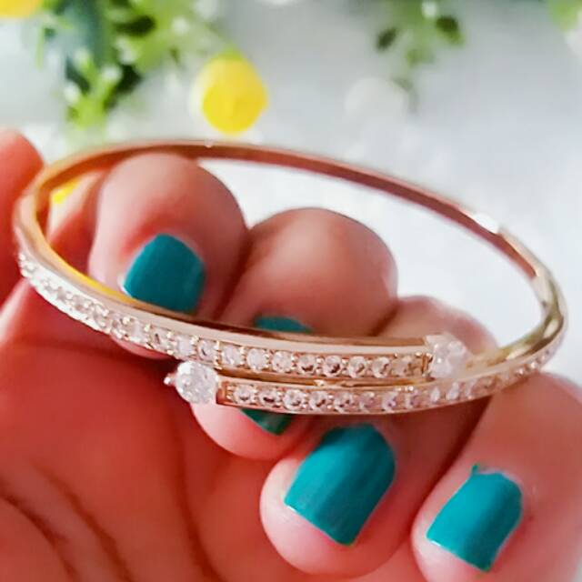 Gelang bangle lapis emas 22k