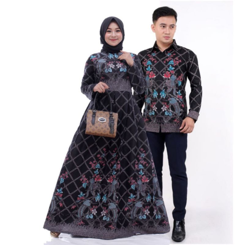 Maura Couple - Sania Ruffle Batik Couple Ori Ndoro Jowi Garansi Termurah Shopee JARING