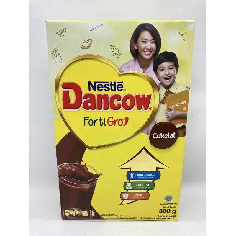 Dancow Fortigrow Cokelat SUSU BUBUK 780gr BOX