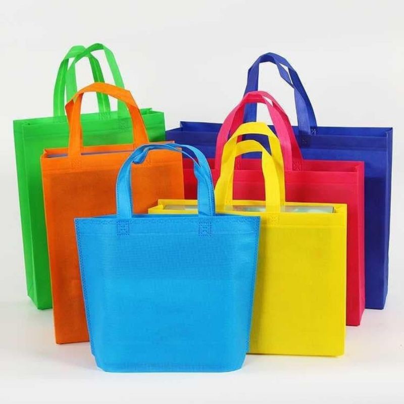 Tas belanja lipat M kantong lipat kantong shopping bag Warna Warni