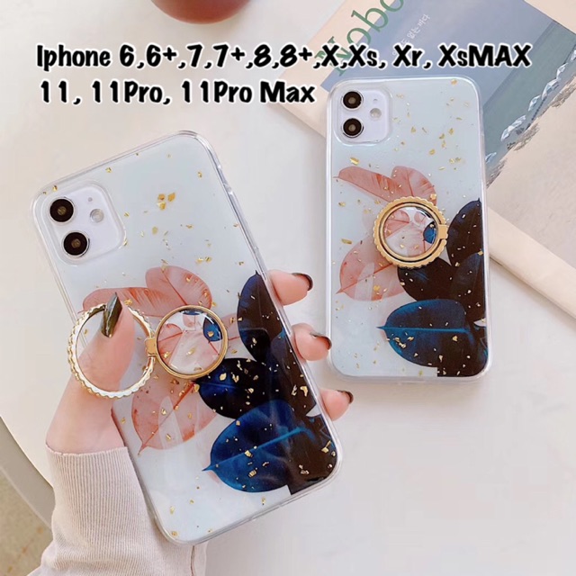 Confetti Leaves Case Iphone 6 6s 6s+ 6+ 7 7+ 8 8+ X Xs Xr XsMAX 11 11pro 11 pro max 7 plus 8plus