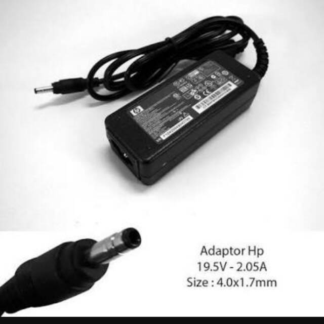 Adaptor charger hp mini 110-3000 19.5V 2.05A original