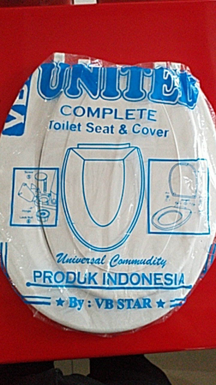 Tutup Closet Duduk Universal Toilet Seat & Cover Tutup Closet All Type