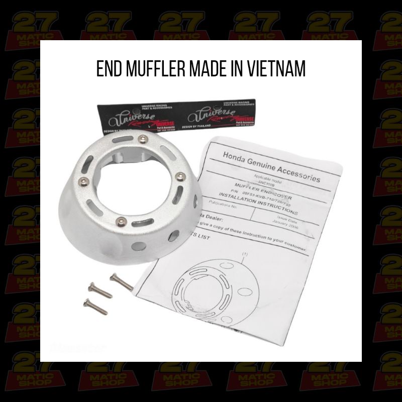 End Muffler Endmuffler Original Vietnam