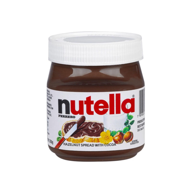 

Nutella Ferrero 350gr Selai Coklat Botol TANGGUNG [FREE BUBBLE] barcode 7898024394181