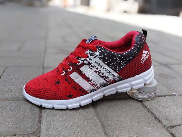 SEPATU SNEAKERS ADIDAS ADIZERO KNIT 2.0 BIRU - MERAH - HITAM / SEPATU ADIDAS PRIA