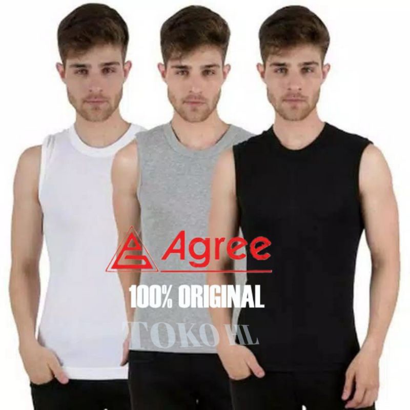 KAOS DALAM PRIA AGREE OBLONG TANKTOP