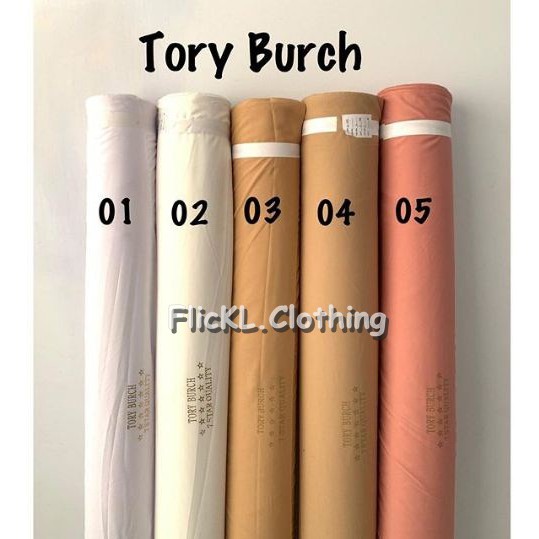 Bahan Kain Torry Burch Jilbab Gamis Muslim Rollan