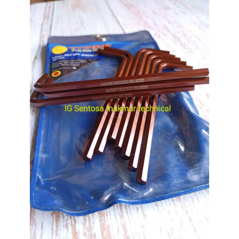 TORA 6 MM Kunci L Long Panjang Hex Key 6mm S2