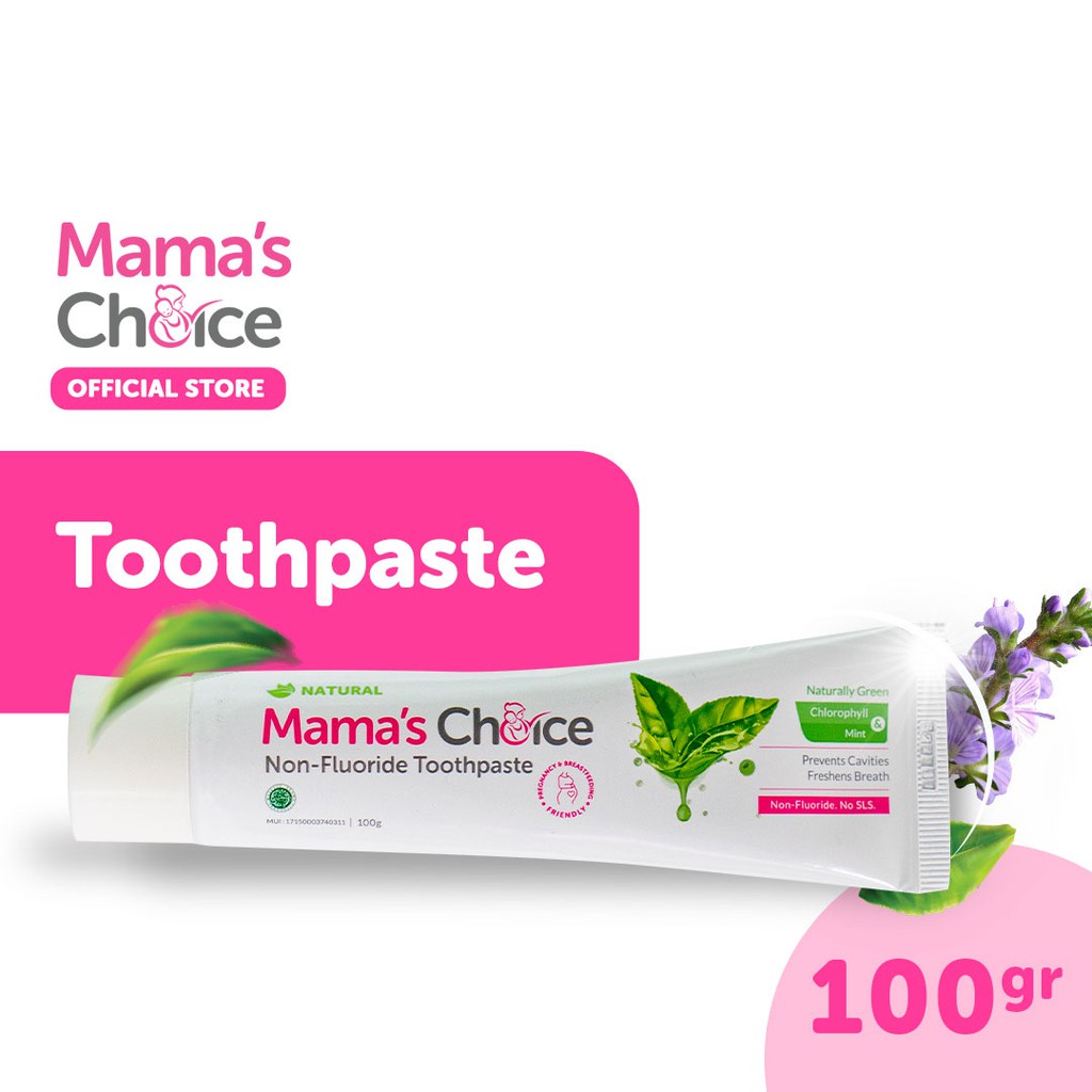 Mama's Choice Toothpaste - Pasta gigi khusus ibu hamil &amp; menyusui By Lidyamomnbaby