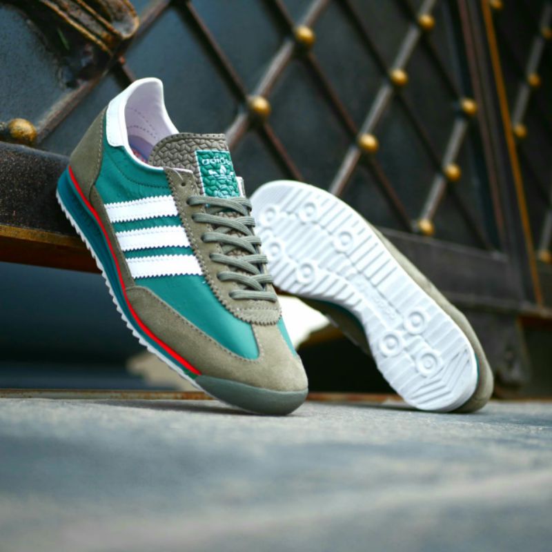 SEPATU ADIDAS SL72 OLIVE GREEN LIST WHITE ORIGINAL BNIB