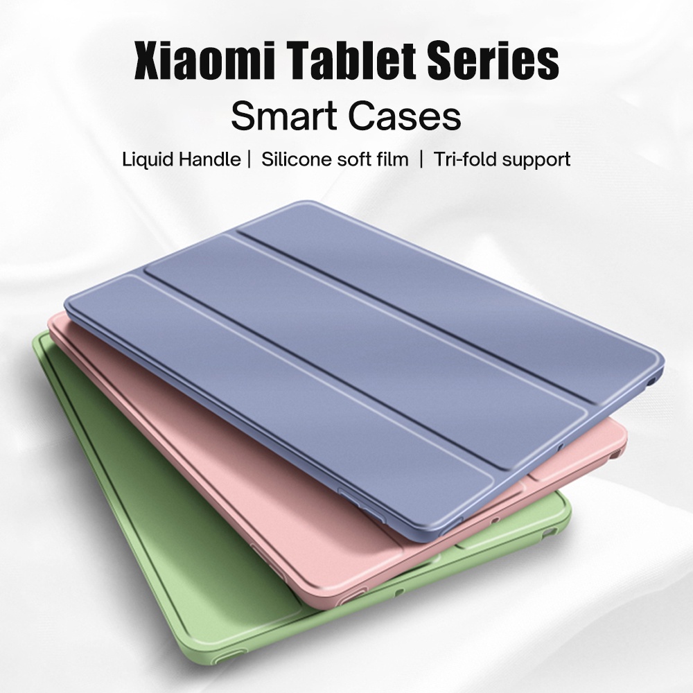 Xiaomi MiPad 5 Case Silicon PU Leather Flip Cover MiPad 5 Pro Smart Case Auto Sleep MiPad5 Magnetic Protective Shell