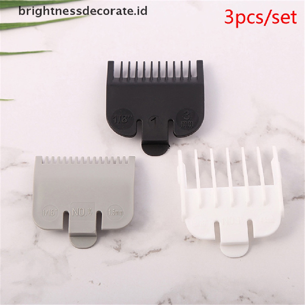 3pcs / set Sisir Panduan Pengganti Alat Cukur Rambut Universal