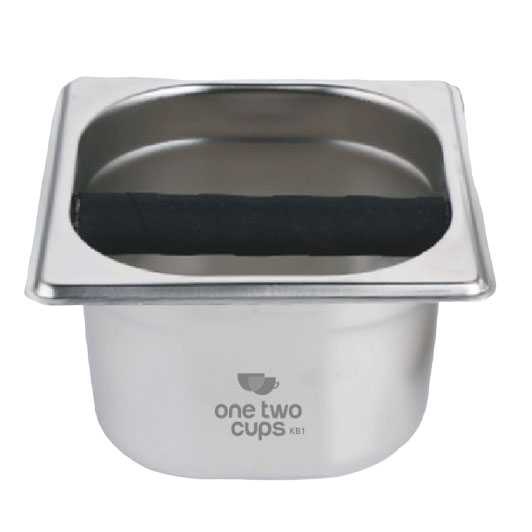 One Two Cups Box Wadah Kopi Espresso Knock Box Container Barista - KB1