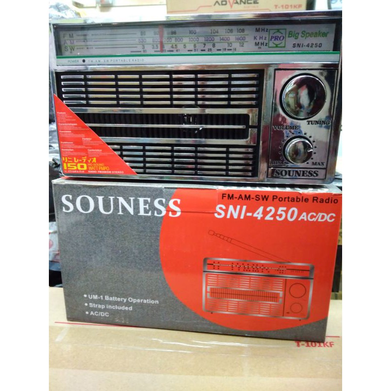 RADIO MURAH SOUNESS SNI- 4250 AC-DC