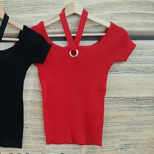 jual rugi atasan crop sexy