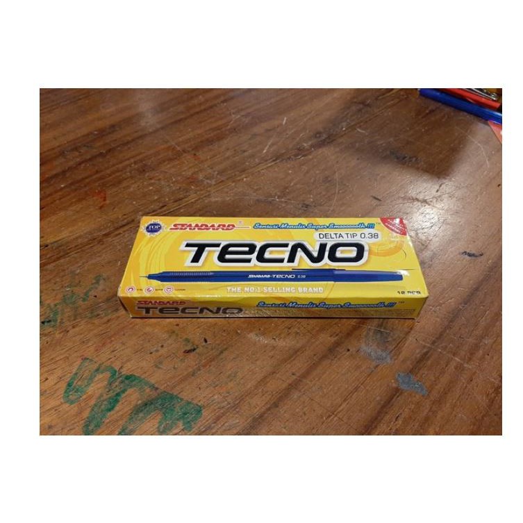 

Pulpen Standard Techno 0.38 Grosir 12pcs