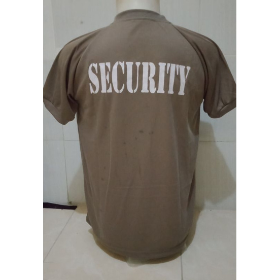 KAOS PENDEK SATPAM SECURITY TERBARU