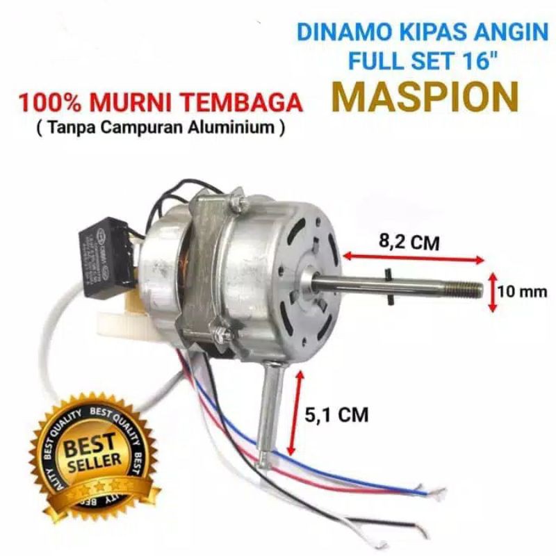 dinamo Kipas Angin bermerk Maspion Double bearing