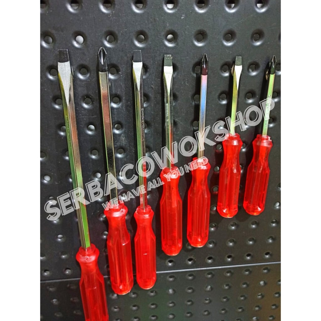 Kenmaster Obeng Ketok Tembus Set 7 Pcs - Go Thru Screwdriver Termurah Berkualitas