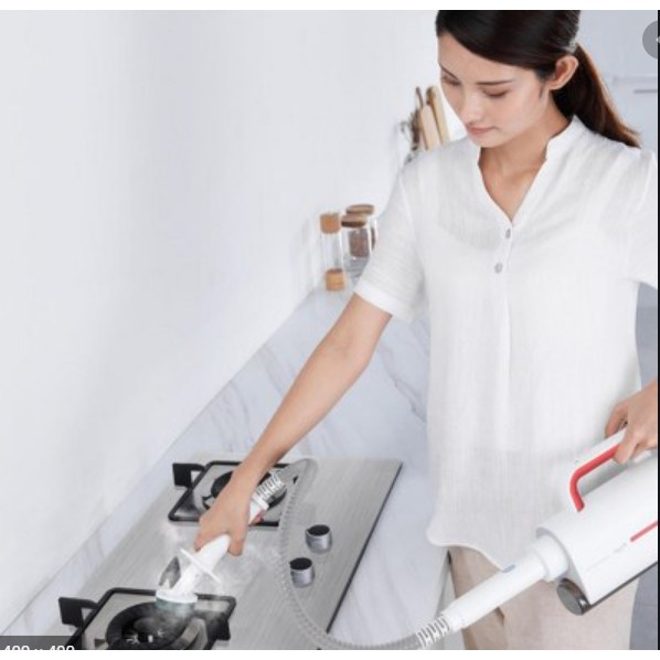 Deerma ZQ610 Steam Spray Mop Alat Pel Uap Vacuum Garansi