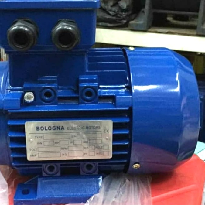 dinamo pengerak electro motor bologna 2hp/1phase/2pole/b3
