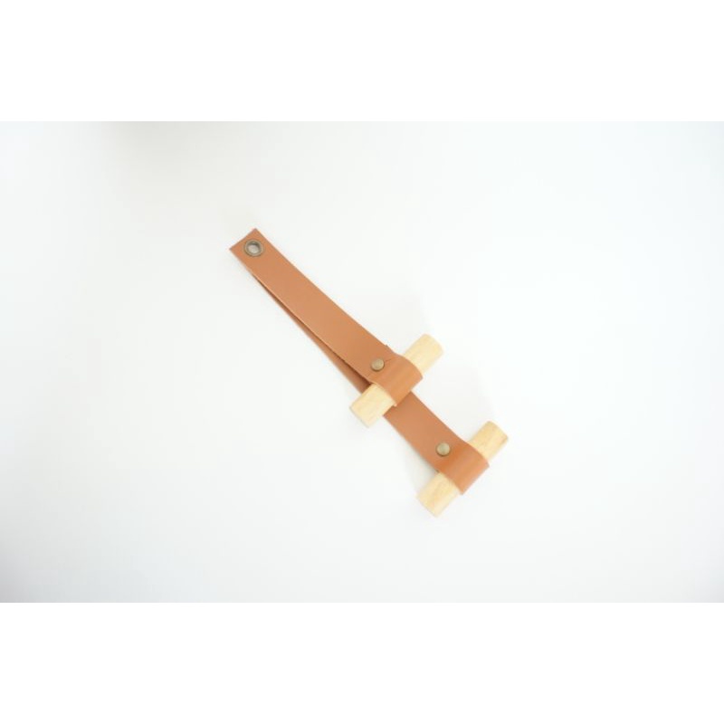 Gantungan Baju Tas Dinding Aesthetic Kayu Wall Hanger Modern Minimalis