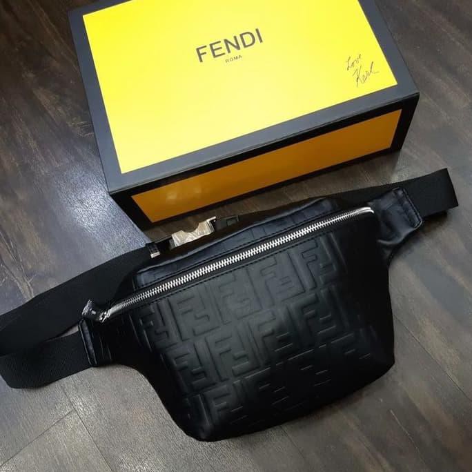 Barang Berkualitas Waist Bag Fendi ( Full Leather ) / P004 ON SALE