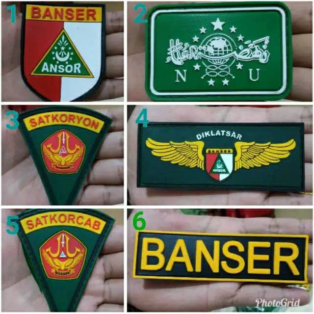 Patch Rubber / ATRIBUT BANSER NU