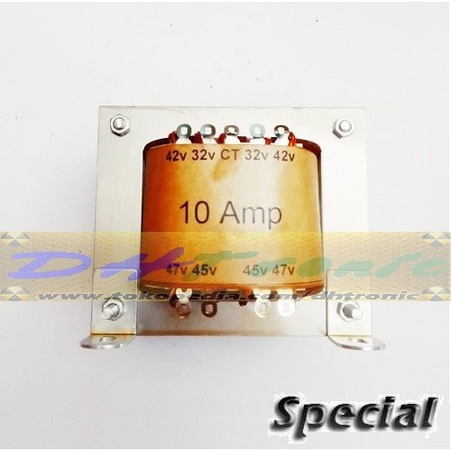 Trafo Tronic 10A Special seri 31 CT-47V +CT 12-18V Trafo 10A