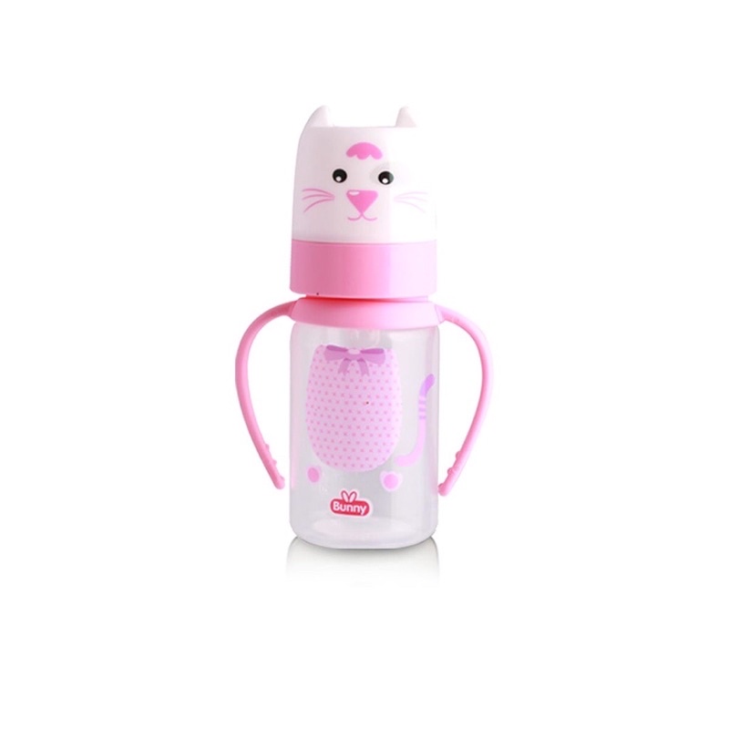 Lusty Bunny Feeding Bottle with HANDLE BOTOL SUSU ANAK BAYI 120 ml 250 ml Lustybunny