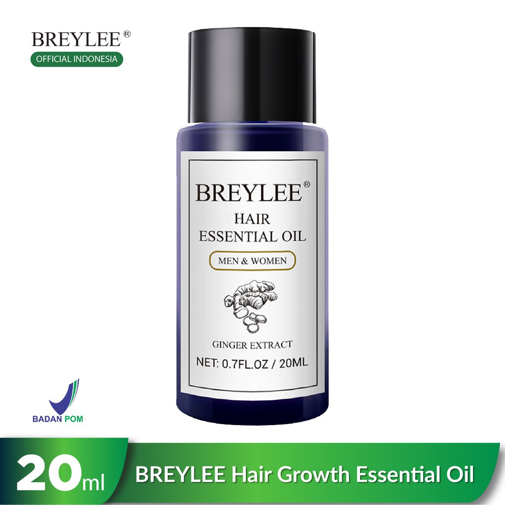 BREYLEE Hair Growth Essential Oil Fast Powerful - Breylee Minyak Penumbuh Rambut Cepat BPOM