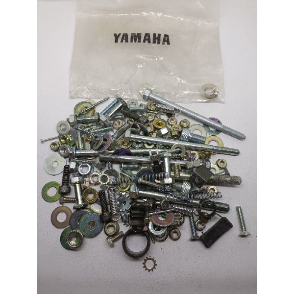 Baut baut mesin bodi body rangka mur as baut ring dll untuk Yamaha Rxk Rx king Rxs Rxz Rzr Rx100 Dt1